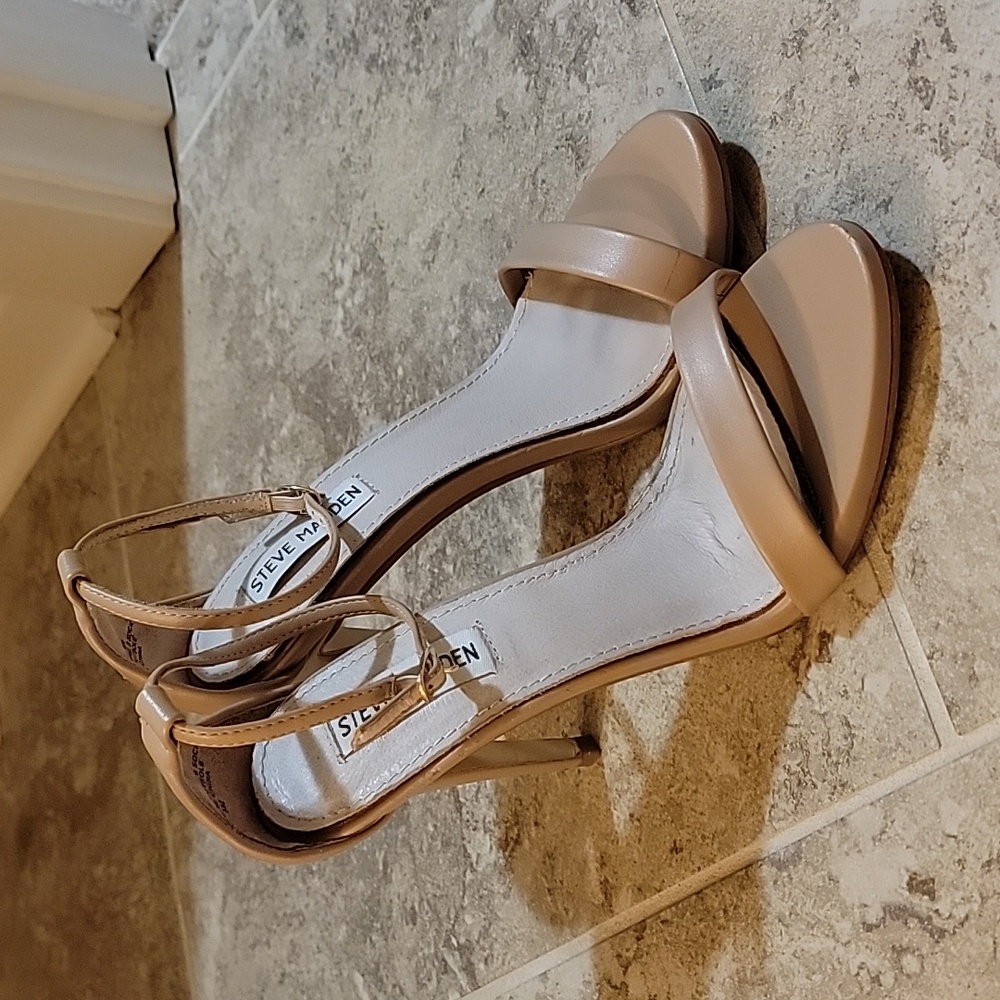COPY - Steve Madden nude strappy sandals